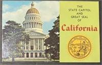 Vintage California State Seal RPPC Postcard
