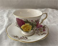 Bone China Made in England Cup and Saucer