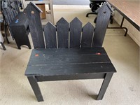 Wood Decorative Bench (app 2.5 ft Tall)