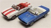 (2) 1/24 Die-Cast 1969 Chevrolet Camaro Danbury