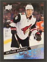 Michael Bunting 2020-21 US Young Guns Rookie Card