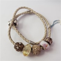 $240 Silver Persona Beads Bracelet