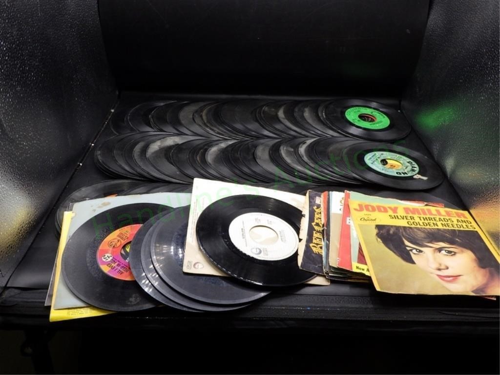 Unsearched Box of 45's Various Labels & Artists