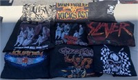 W - LOT OF 9 GRAPHIC TEES SIZE XL & 2XL (Q14)