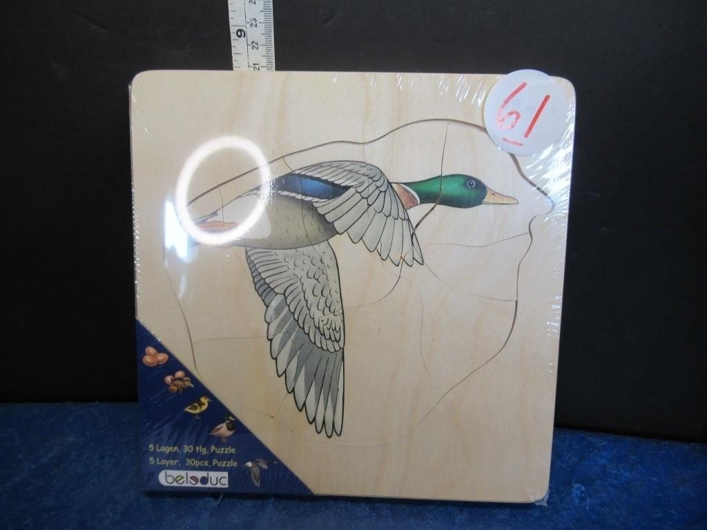 WOODEN PUZZLE DUCK