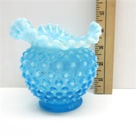 Fenton Opalescent Hobnail Vase