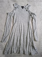 C9) medium super cute long sleeve dress, open