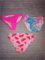 C9) little girls 4T bikini bottoms