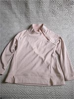 C9) large MTA brand sweatshirt. Side zip neck.