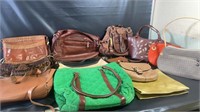 14 designer purses/handbags