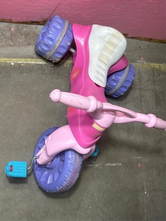 Toddle Barbie Trike stickers wore off