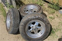 (4) Assorted Tires (2) P205/70R-14 & (2) P235/60R-