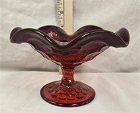 Vintage Viking Georgian Ruby Compote