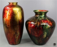 Pier One Ceramic Vases / 2 pc