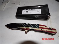 MTECH USA FLAG KNIFE