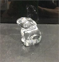 Baccarat Crystal Rabbit Figurine KJC