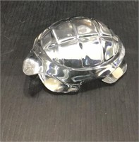 Baccarat Crystal Turtle Figurine KJC