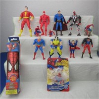 5 Spider-Man Figures, Spider-Man Web Blaster,