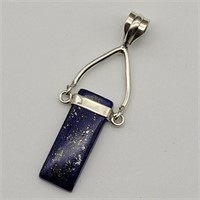 LAPIS LAZULI 925 SILVER PENDANT