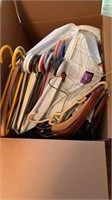 Box Full of Coat Hangers (Plastic and Wooden)
