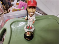 pujols bobblehead and a ring