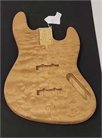 Jazz Style Bass Body - Western Quilted Maple
