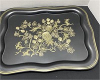Hand painted metal serving tray
16x 22