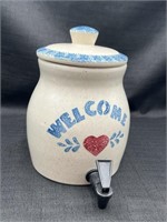 Sponge Stoneware Beverage Dispenser