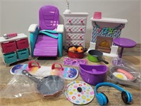 Doll Furniture, Fake Food & Other Items