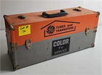 GE Tubes and Transistors Color TV Service Box, box