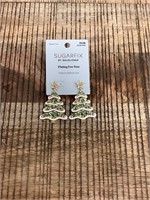 $13  Christmas tree holiday earrings