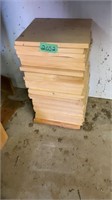 12”sq boards approximately 27