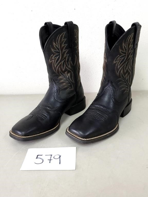 Ariat Sport Wide Square Toe Western Boots - 8.5D