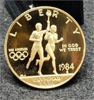 1984-S Ten Dollar Gold Comm. Olympic Proof