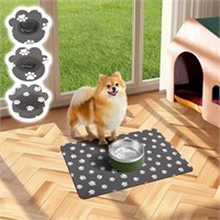 28 x 20 in Quick Dry Absorbent Dog Food Mat