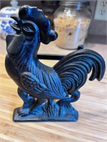 Cast Iron Rooster Napkin Holder