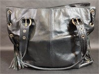 Ameri Leather Black Handbag