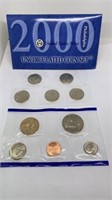 2000 Uncirculated Philadelphia coin set