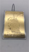 Duke Snider 22kt Gold Baseball Card Danbury Mint
