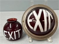 Emergency Exit Lamp & Exit Lamp Shade