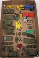 ASSORTED LOT OF PLASTIC AND METAL TOYS