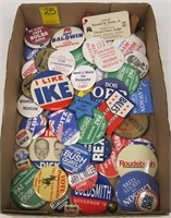 LOT OF ASSORTED CAMPAIGN BUTTONS