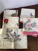 VINTAGE HAND-EMBROIDERED LINENS