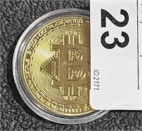 24 k Gold Plated BIT Coin 2013