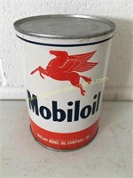 Mobiloil 1 Quart Oil Can