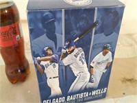 Delgado, Bautista, Wells bobbleheads