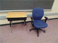 Office Chair & Student Desk from Room #407