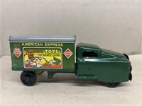 Tin toy American Express truck
