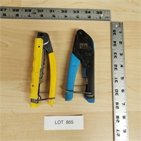 Ideal and Klein Tools Crimping Tools