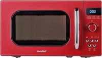 C8125  COMFEE Retro Microwave 0.7 Cu Ft Red